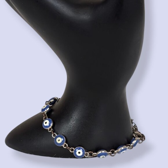 V. Blue Evil Eye Bracelet - Picture 2 of 5